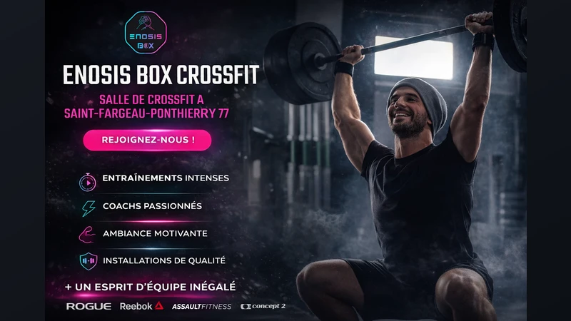 Projet Site Vitrine Enosis Box Crossfit